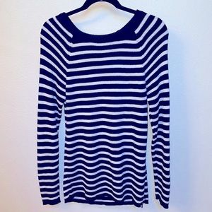 Banana Republic Navy Striped Sweater